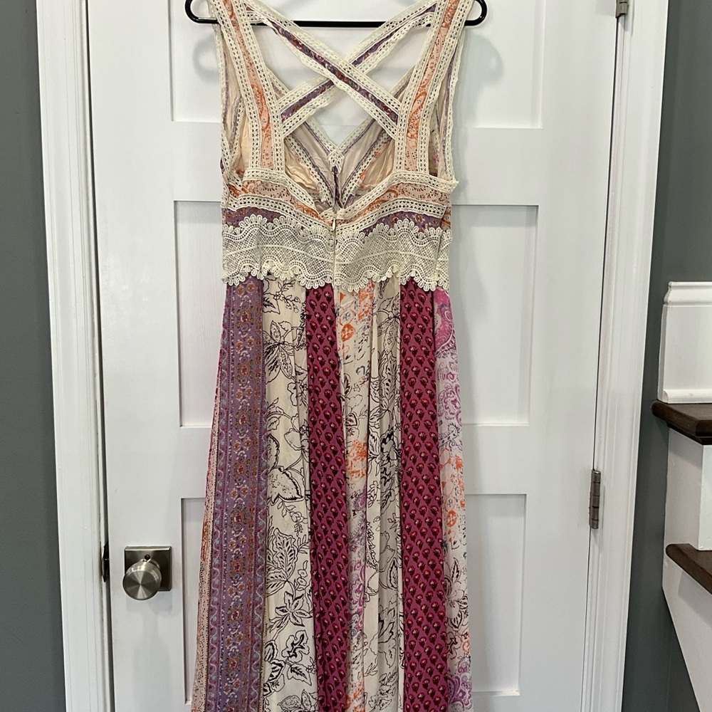 Anthropologie Multicolor Patchwork Maxi Dress - Picture 3 of 4